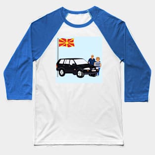 Custom parents with a car Baseball T-Shirt